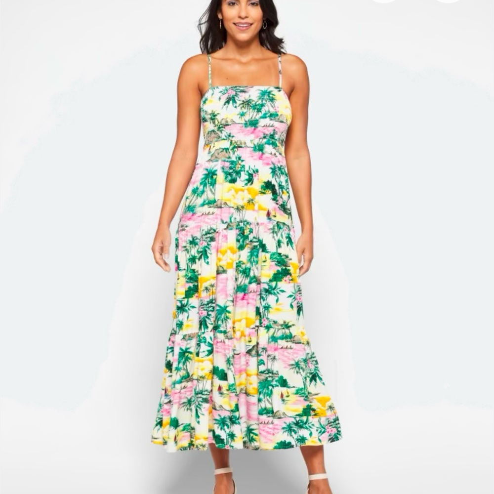 Steve Madden Maxi Sundress Summer Print